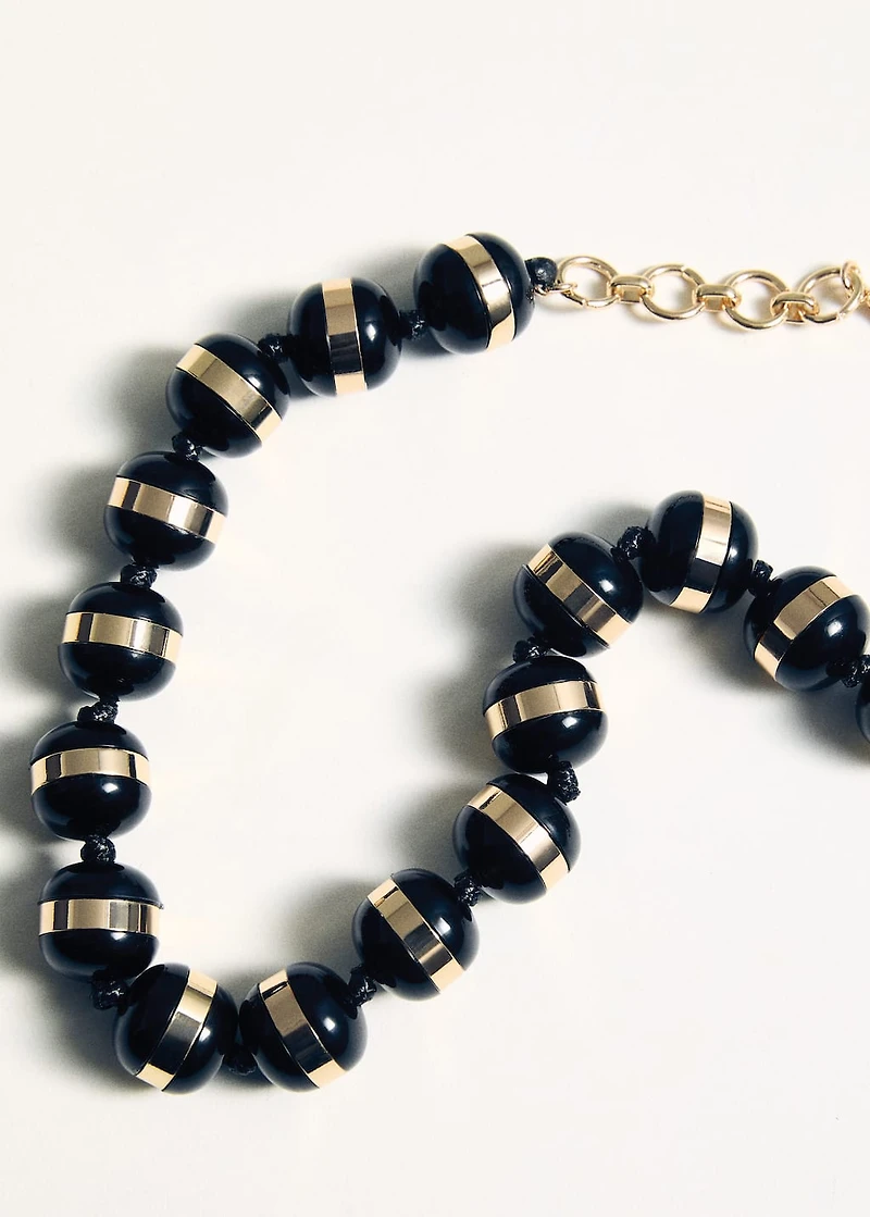 Combined ball necklace