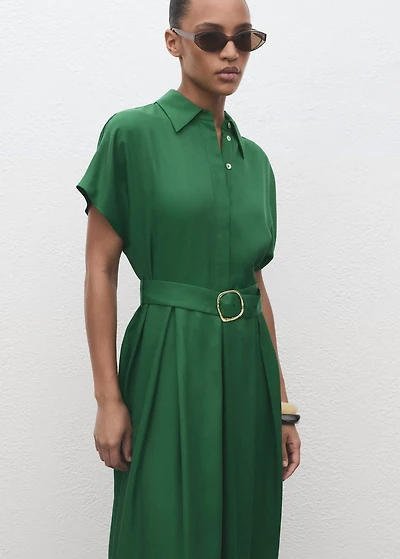 Lyocell shirt dress