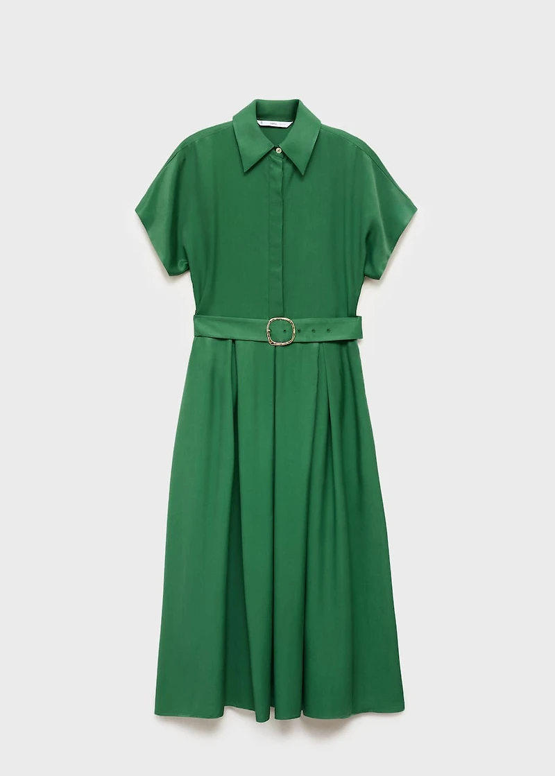 Lyocell shirt dress
