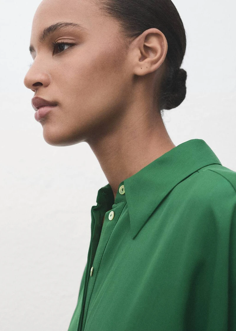 Lyocell shirt dress