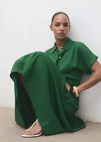 Lyocell shirt dress