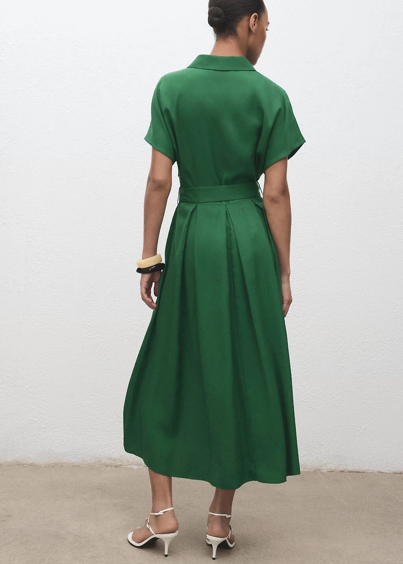 Lyocell shirt dress