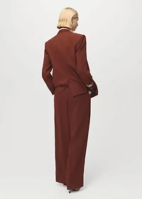Modal straight-fit pants