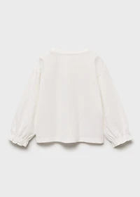 Children's embroidered cotton t-shirt