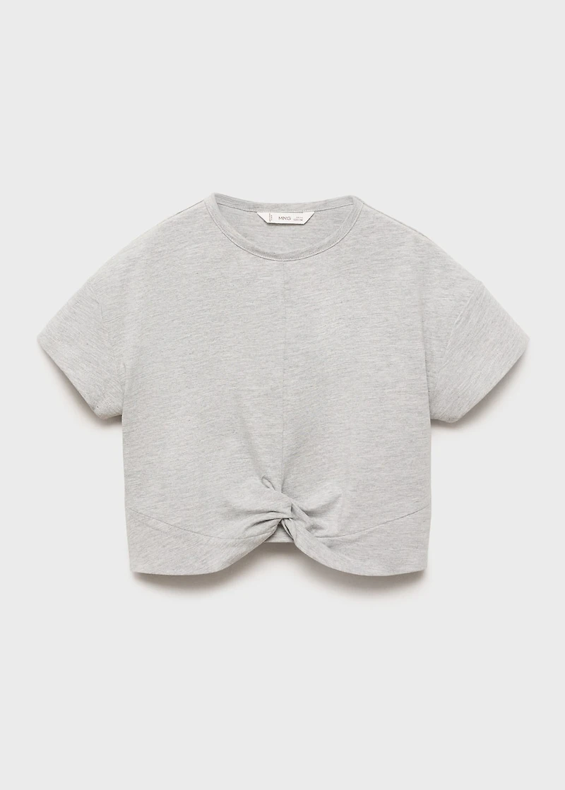 Knot cotton t-shirt