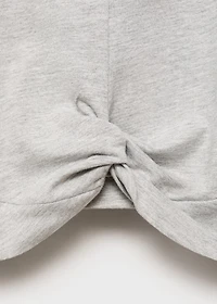 Knot cotton t-shirt