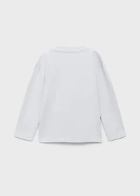Chest-pocket printed T-shirt