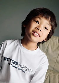 Embossed printed t-shirt