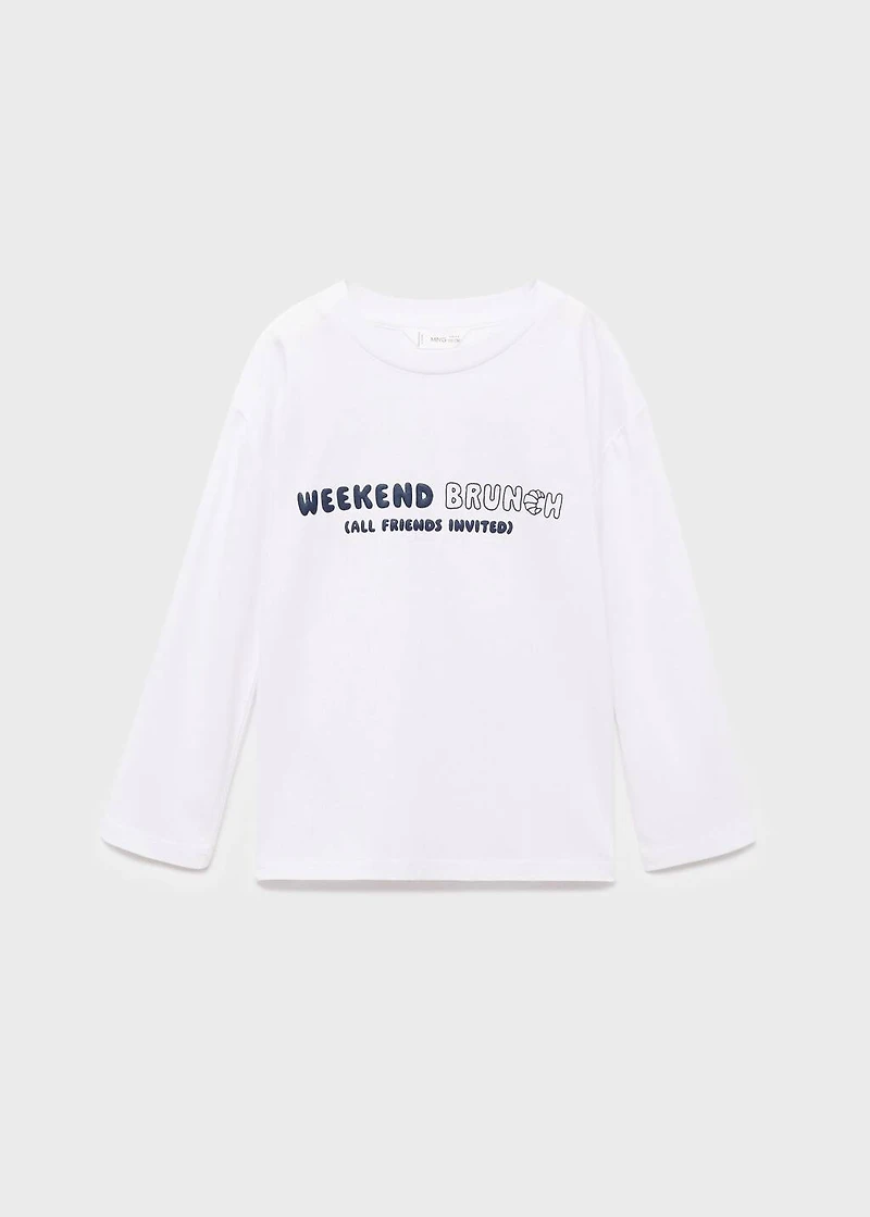 Embossed printed t-shirt