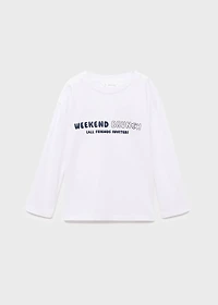 Embossed printed t-shirt