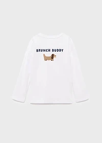 Embossed printed t-shirt