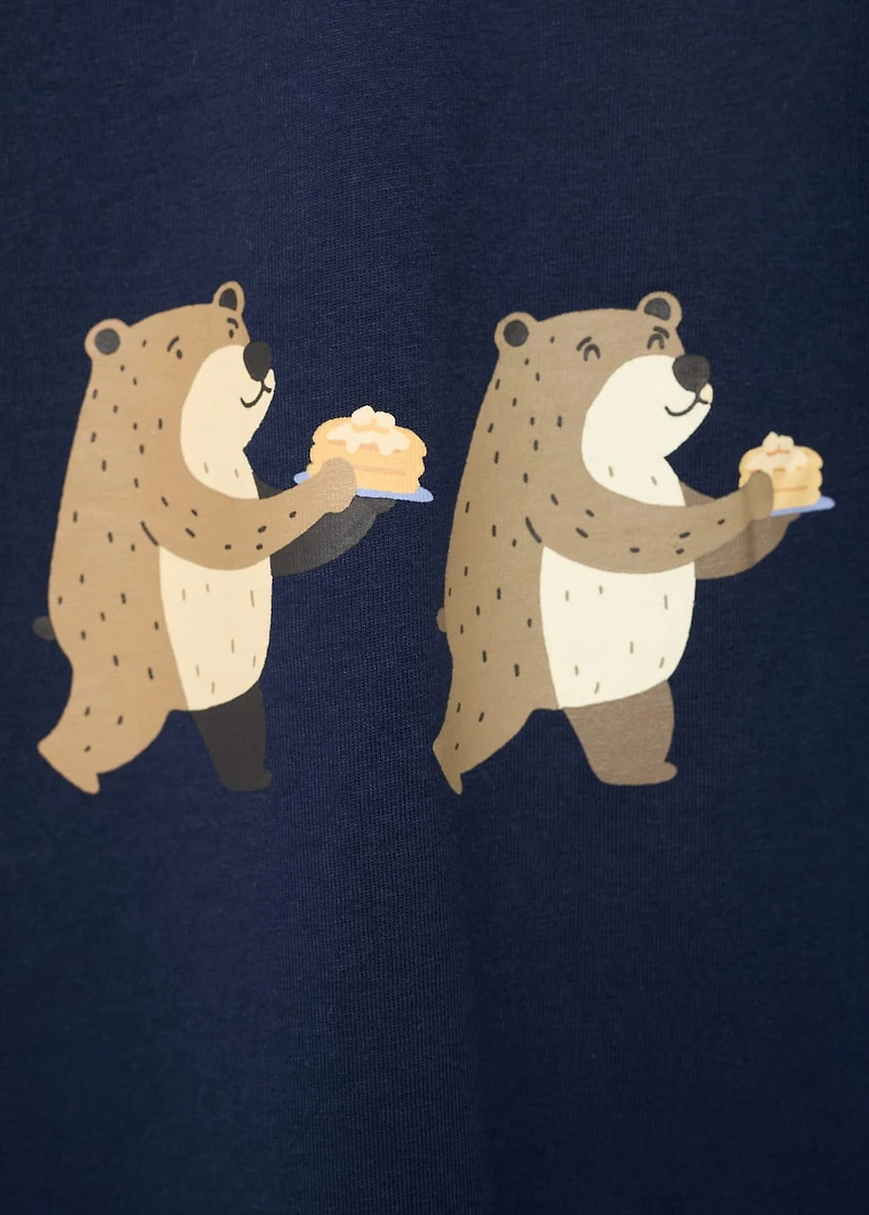 Embossed printed t-shirt
