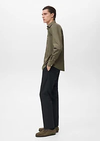 Regular-fit 100% cotton shirt