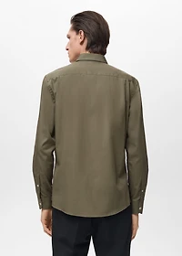 Regular-fit 100% cotton shirt
