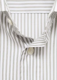 Regular fit striped cotton shirt