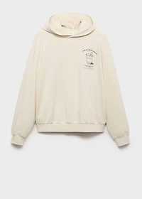 Graphic hooded sweatshirt