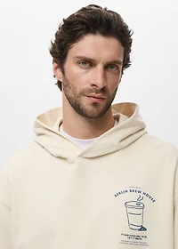 Graphic hooded sweatshirt