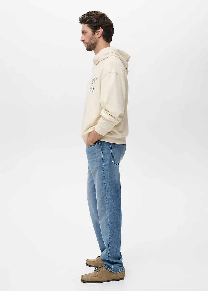 Graphic hooded sweatshirt