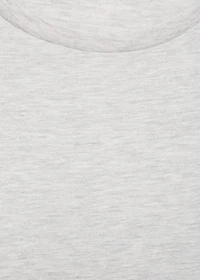 Cotton t-shirt with cut-out