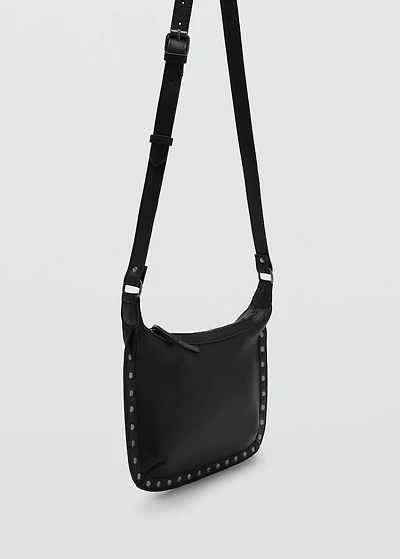Stud leather bag