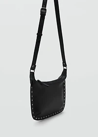 Stud leather bag