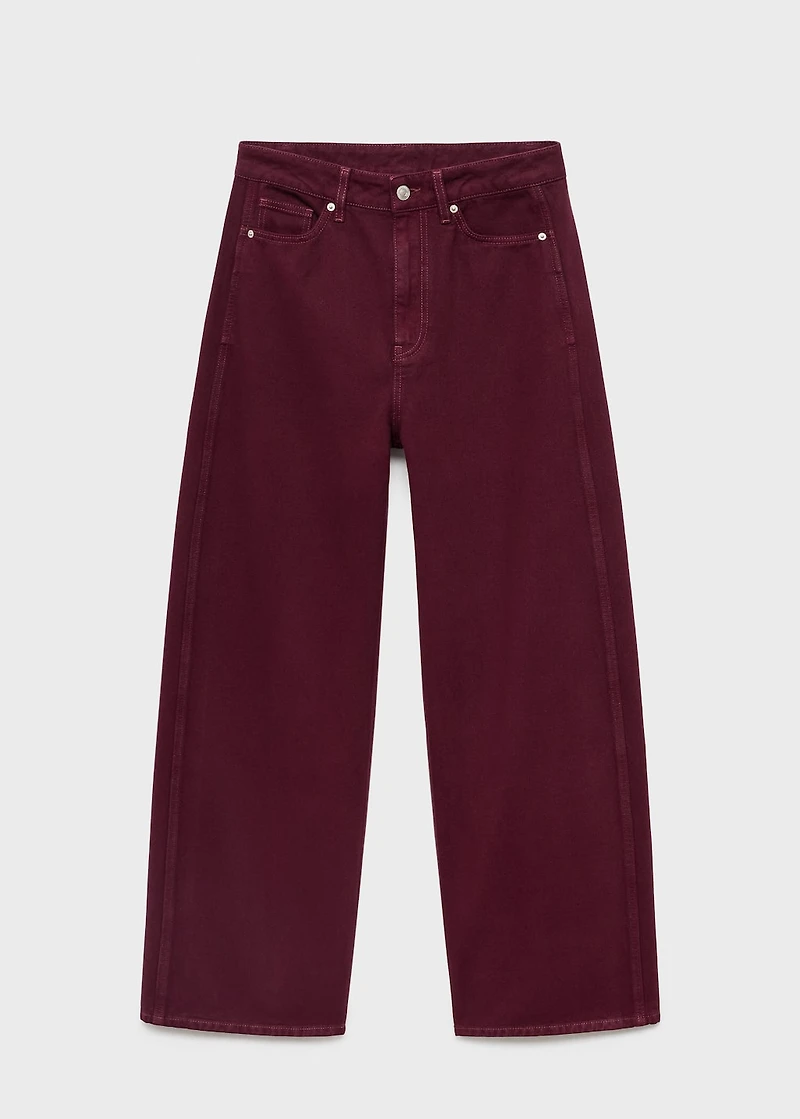 High-rise balloon jeans