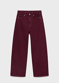 High-rise balloon jeans
