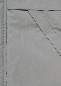 Hood quilted coat
