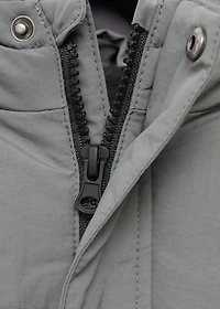 Hood quilted coat