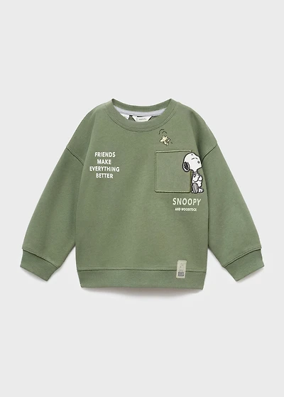 Embroidered Snoopy sweatshirt