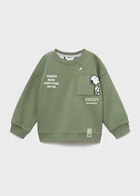 Embroidered Snoopy sweatshirt