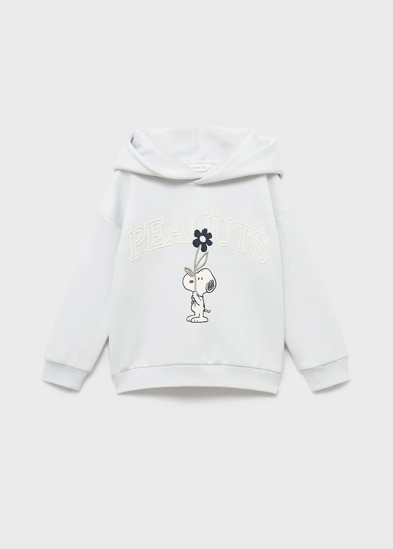 Embroidered Snoopy sweatshirt