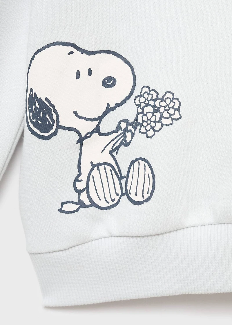Embroidered Snoopy sweatshirt