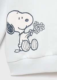 Embroidered Snoopy sweatshirt