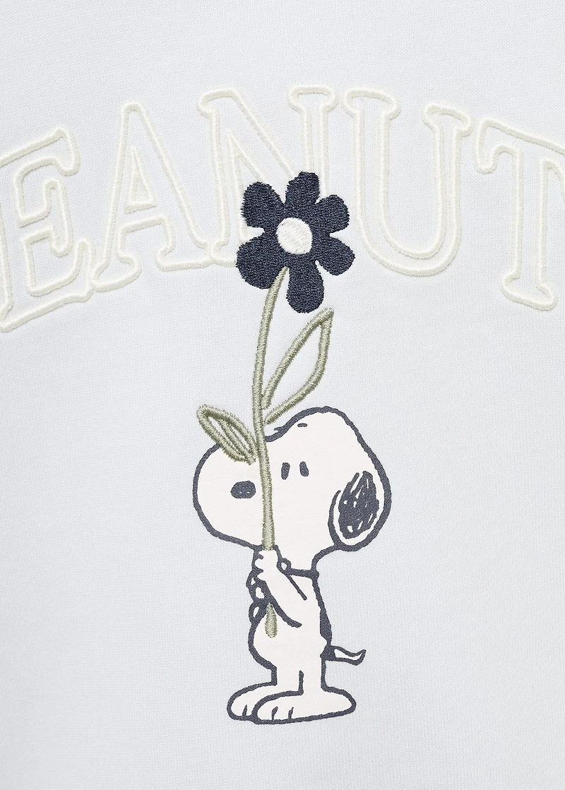 Embroidered Snoopy sweatshirt