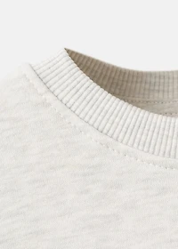 Floral embroidered sweatshirt