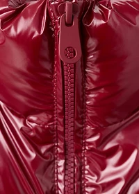 Shiny quilted anorak
