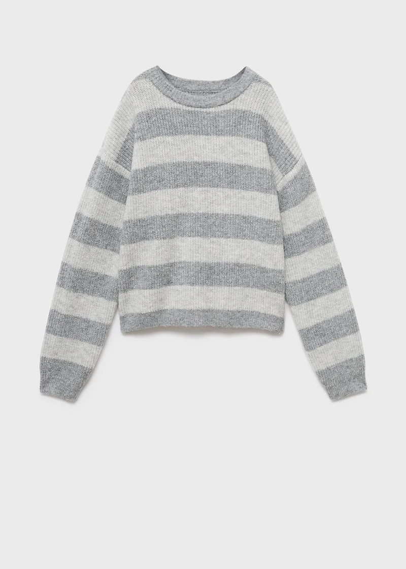 Knit striped sweater