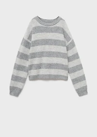 Knit striped sweater
