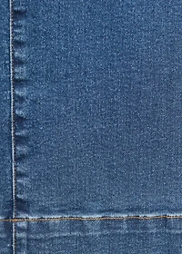 Wide leg jeans with studs