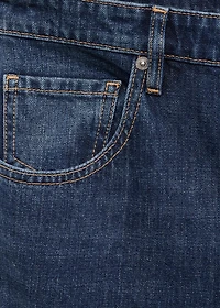 Low-rise wide-leg jeans
