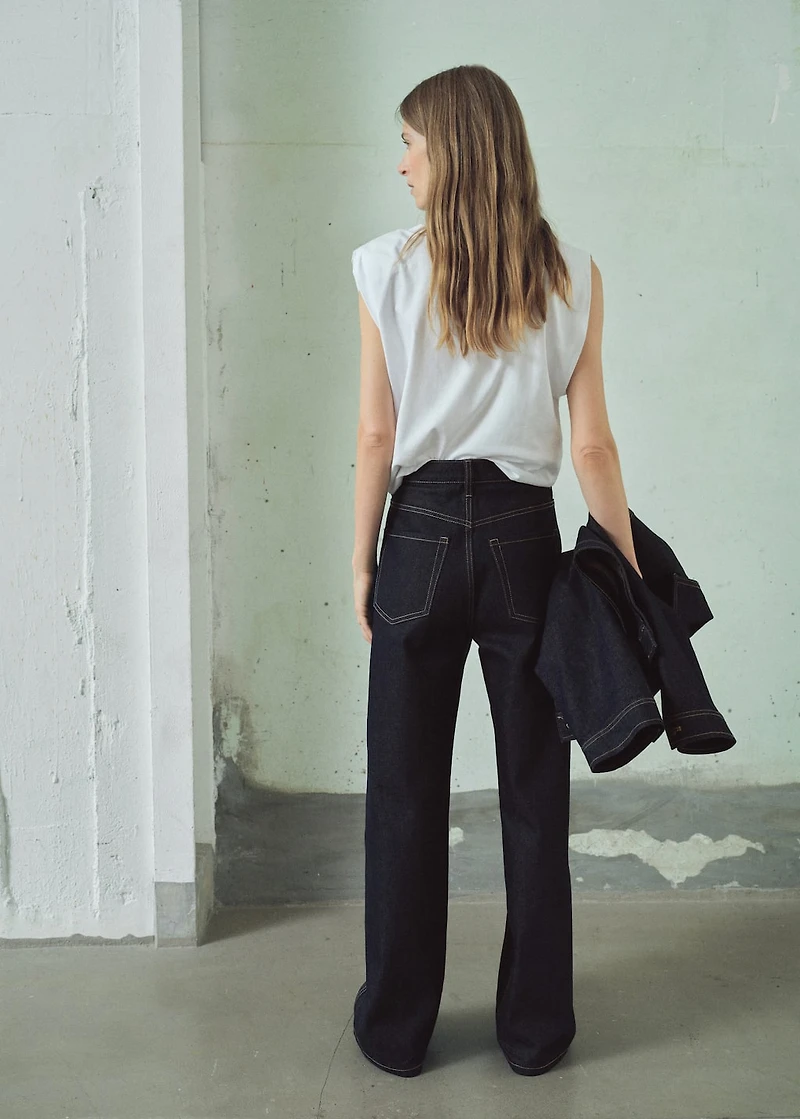 High-rise balloon jeans
