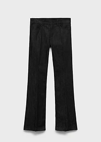 Mid-rise flared jeans