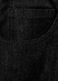 Mid-rise flared jeans