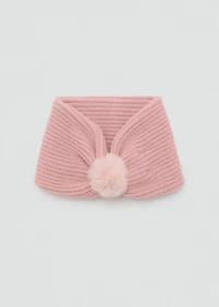 Tassel knit scarf