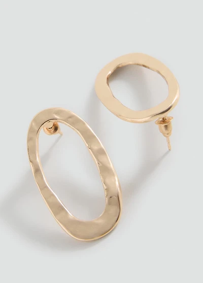 Circular-design earrings