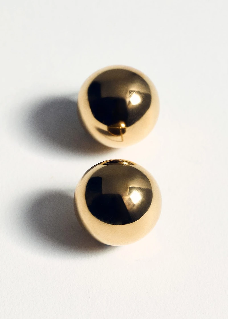 Stainless steel drop earrings