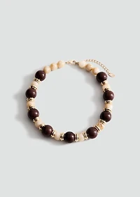 Combined beads necklace