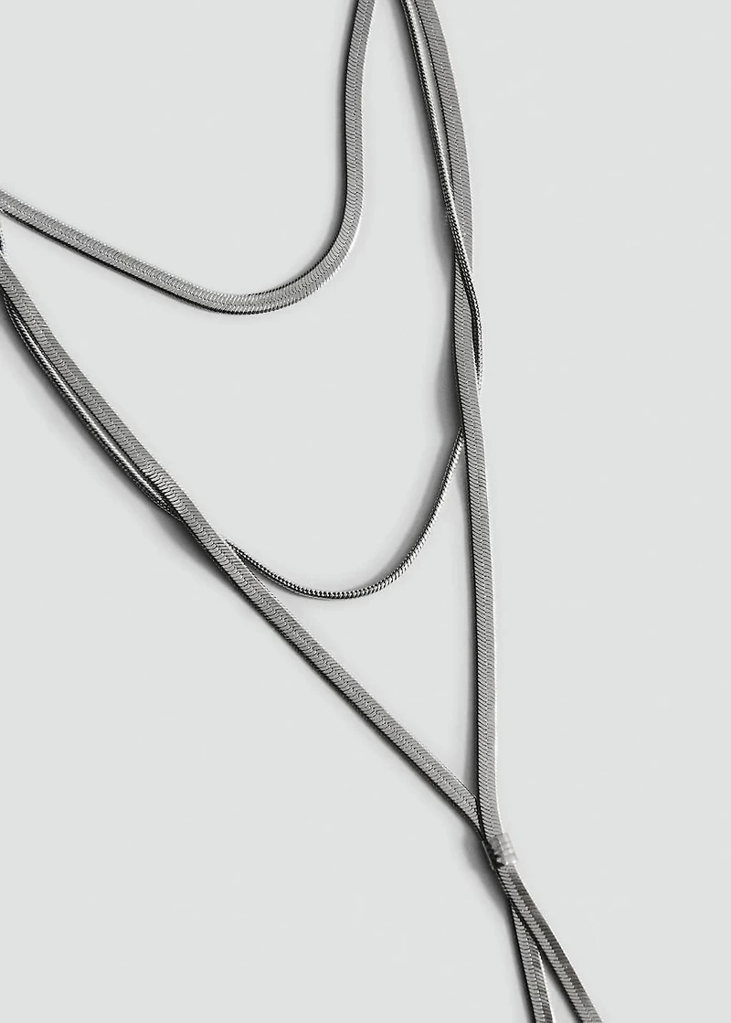 Mixed waterfall necklace
