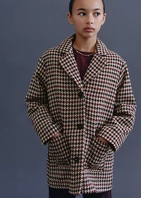 Houndstooth coat
